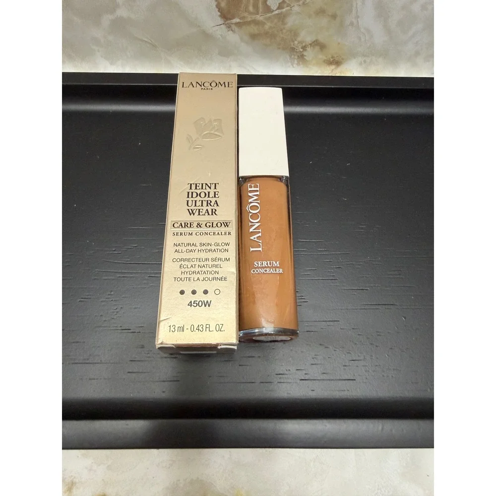 Lancome Teint Idole Ultra Wear Care & Glow Serum Concealer 450W 0.43oz‎ New